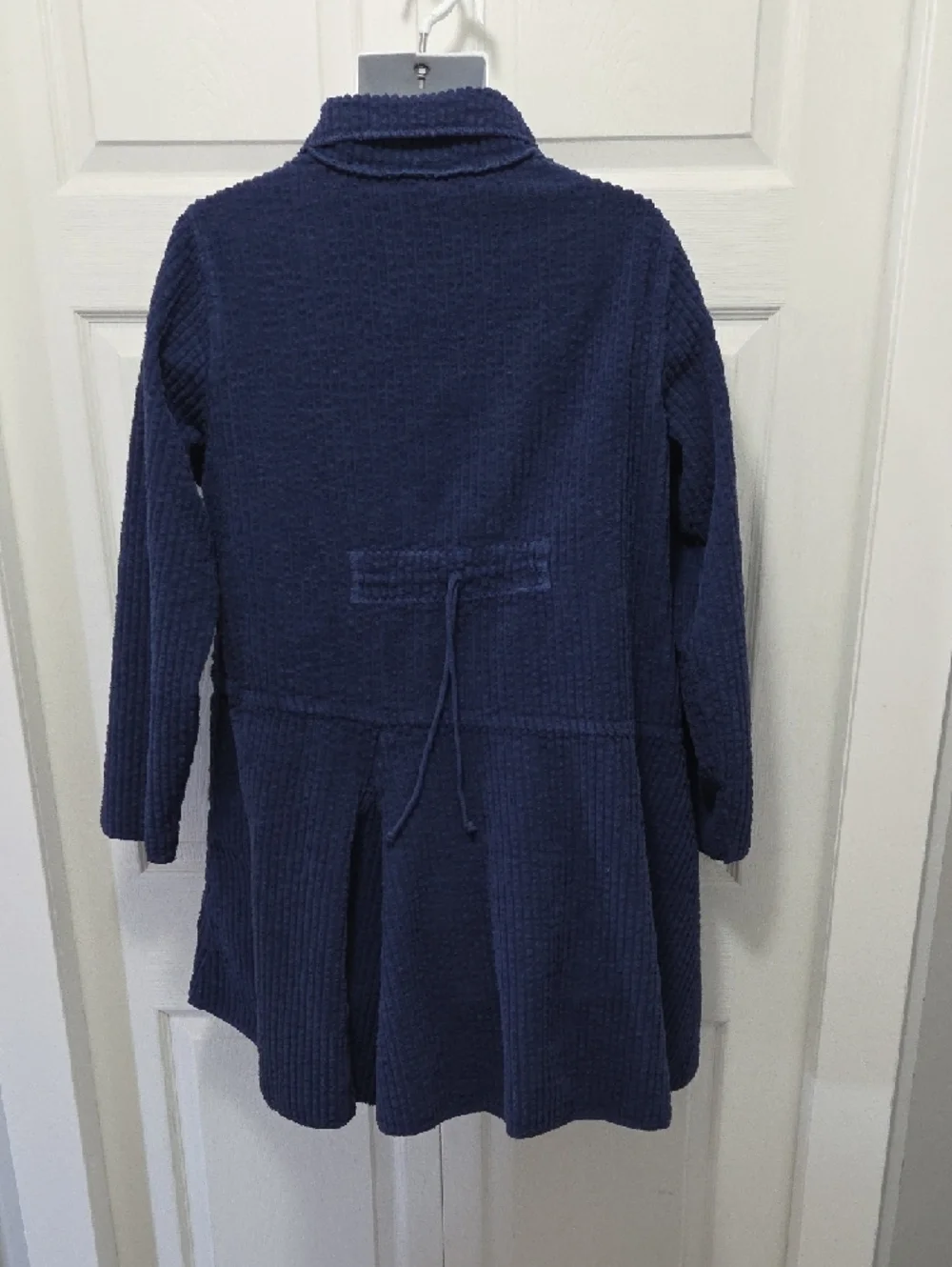 Women's XL Navy Button-Front Jacket - Picture 2 of 5